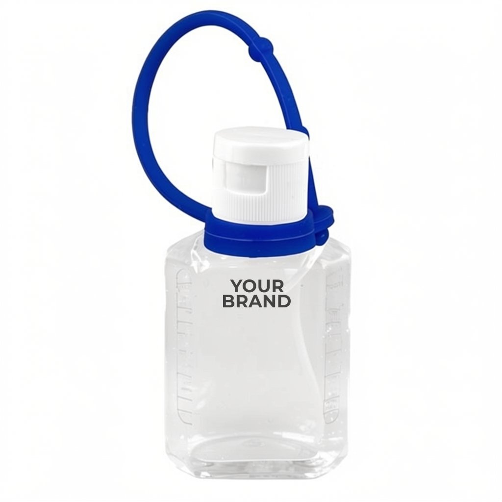 "Breeze" 0.5 oz Compact Hand Sanitizer Antibacterial Gel in Flip-Top Squeeze Bottle