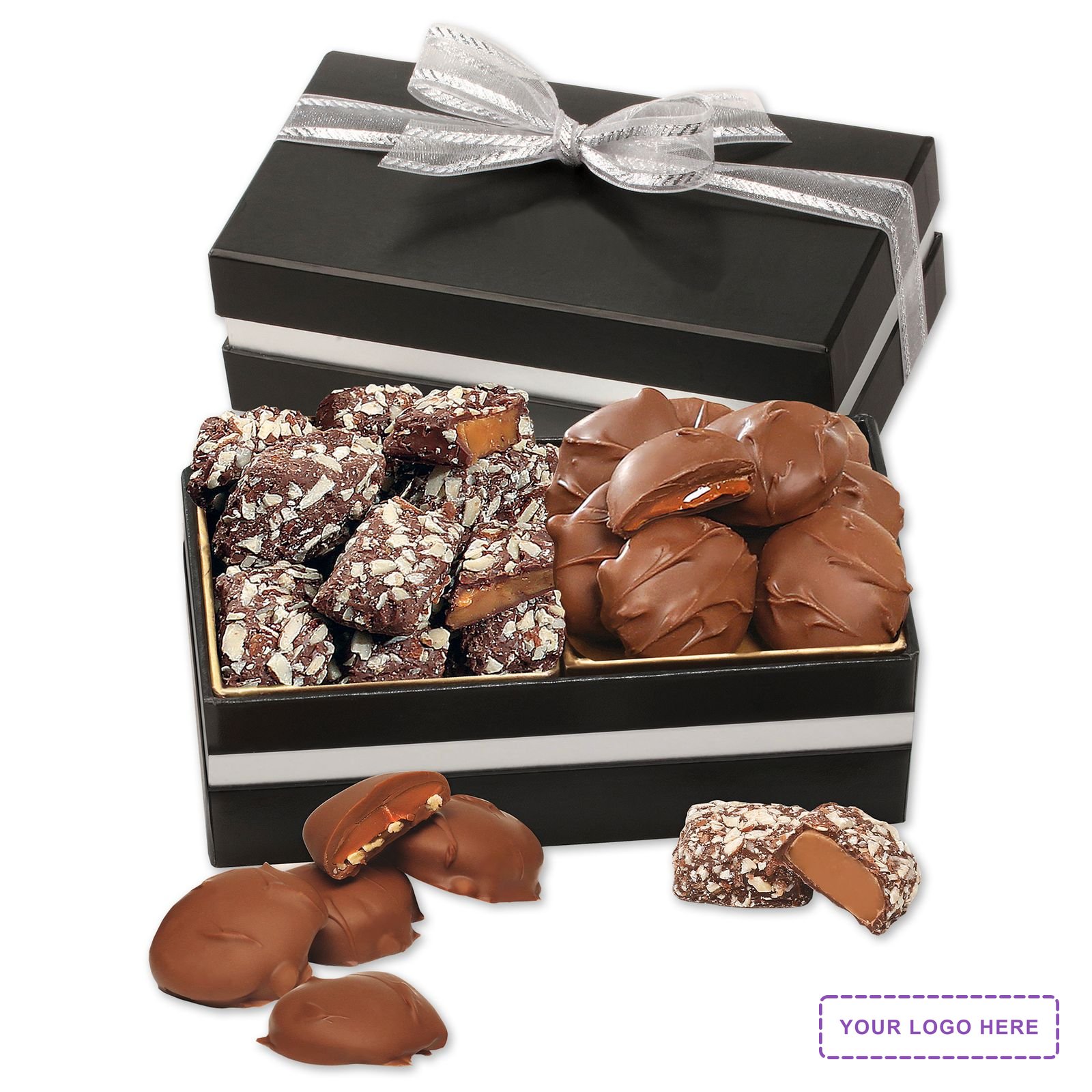 Double Delights with Caramel Pecan Clusters and English Butter Toffee