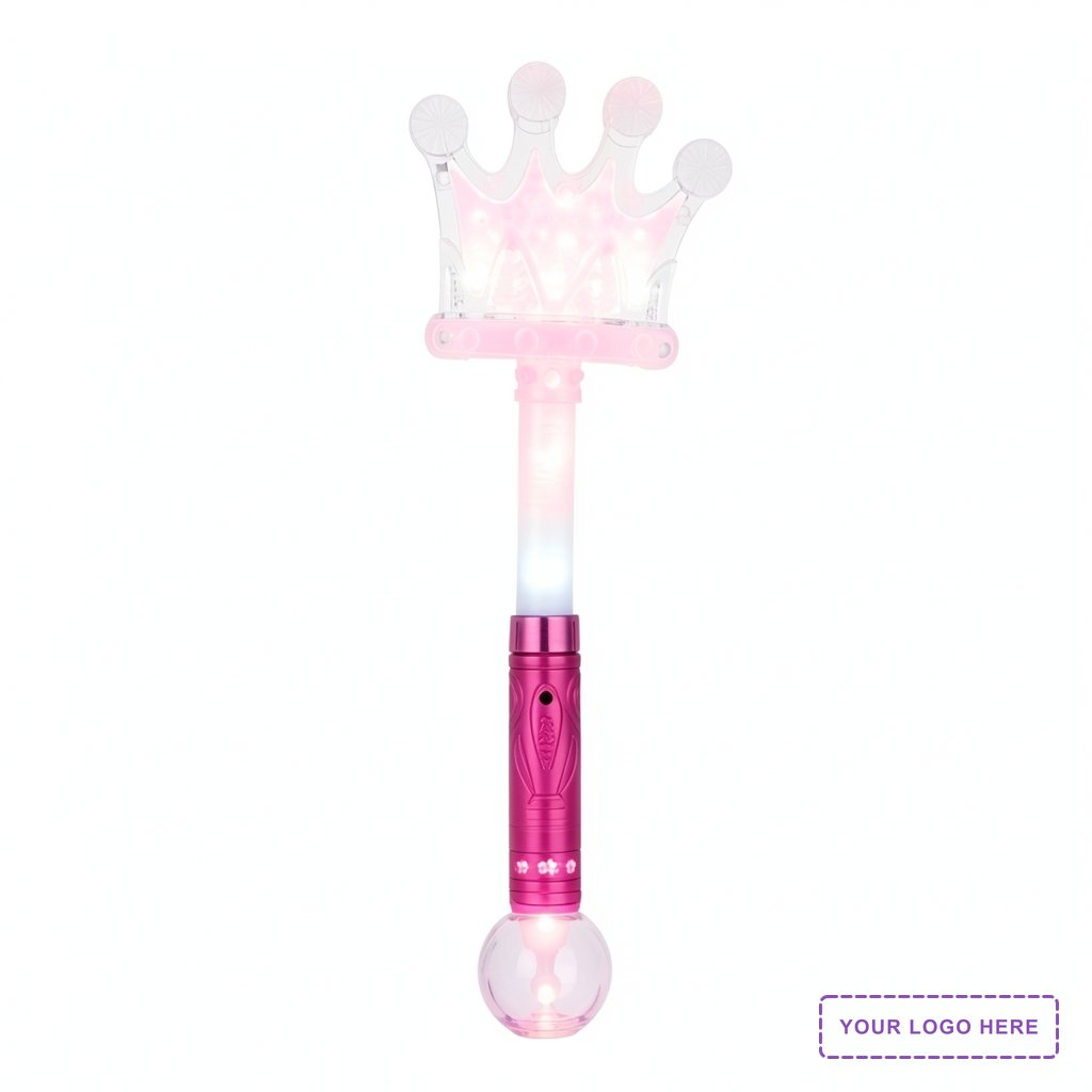 17.2" Light Up Toy Crown Wand