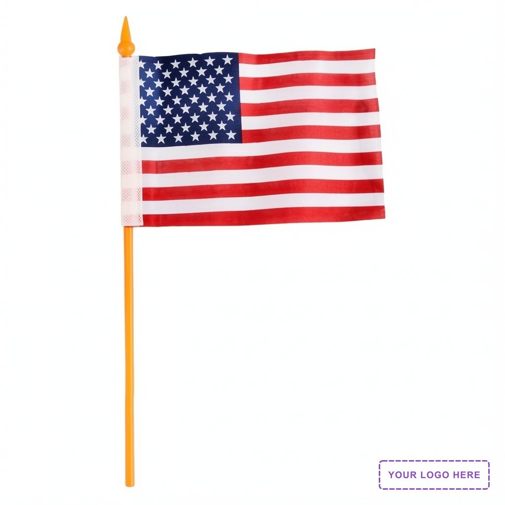 6" USA Flag