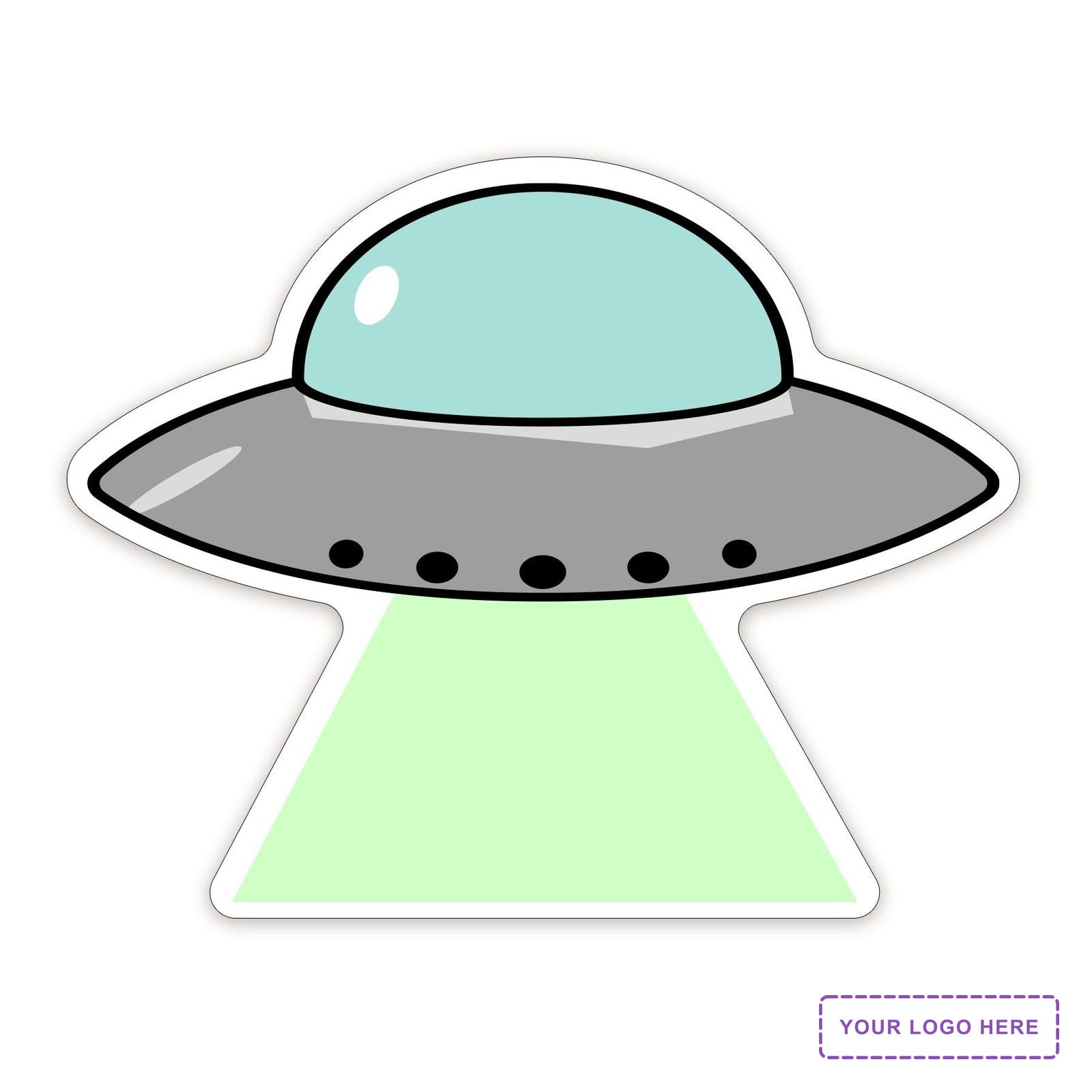 UFO Shaped NoteKeeper™ Magnet 35 Mil