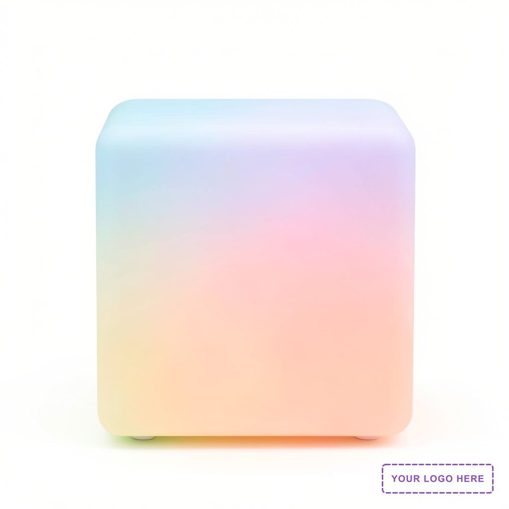 8" Deco Light Cube