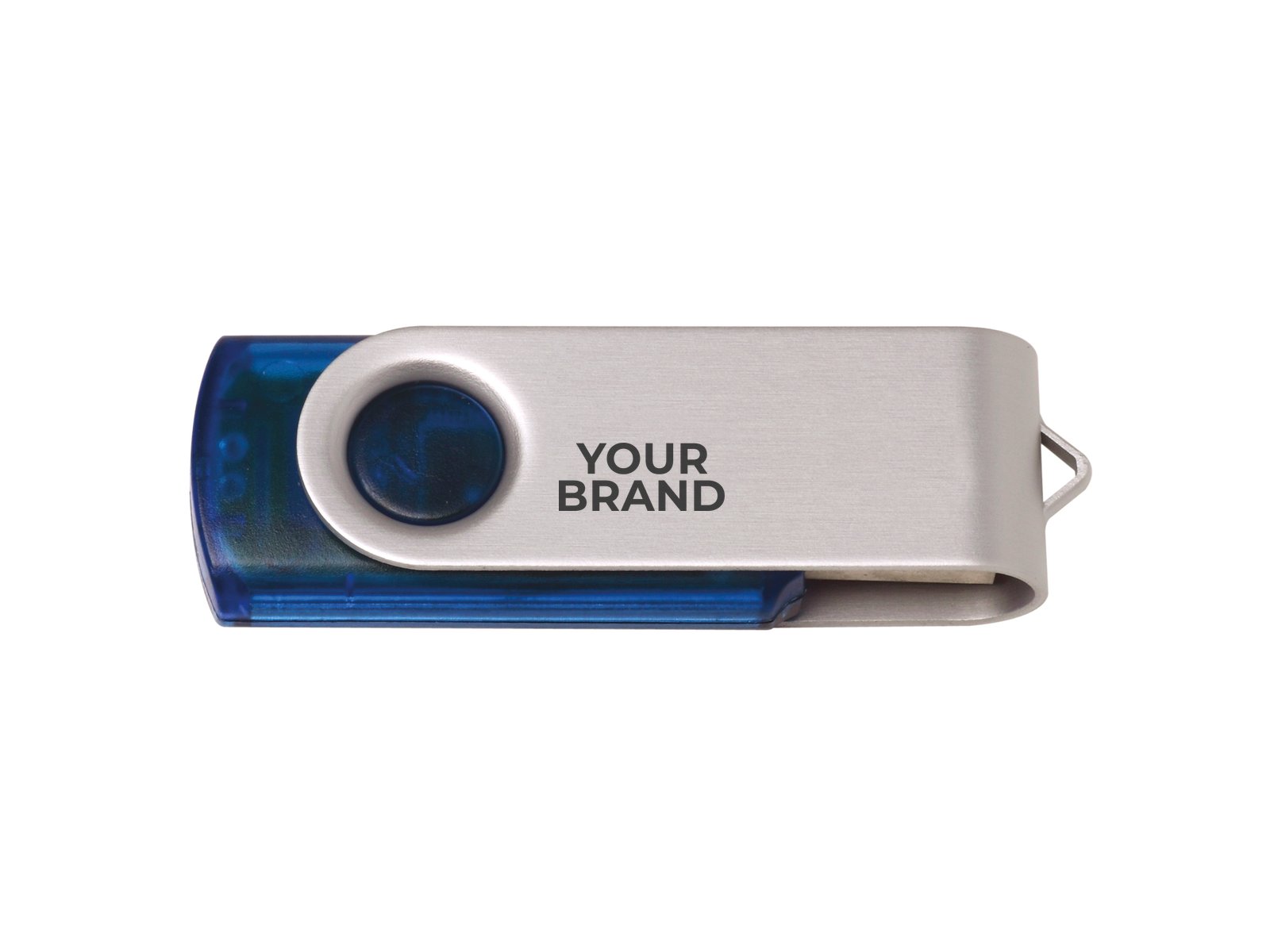 Universal Source® 2 GB Translucent Folding USB 2.0 Flash Drive