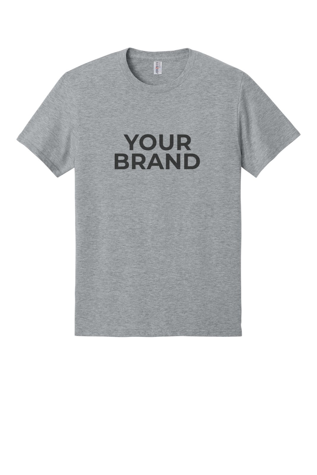 Jerzees Ultimate Unisex Ring Spun T-Shirt IC46M · Ejemplo de personalización. La tuya lleva tu marca.