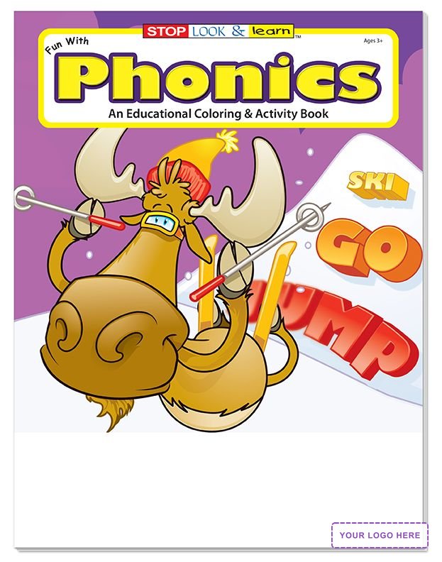 COLORING SET - Fun With Phonics Coloring Book Fun Pack