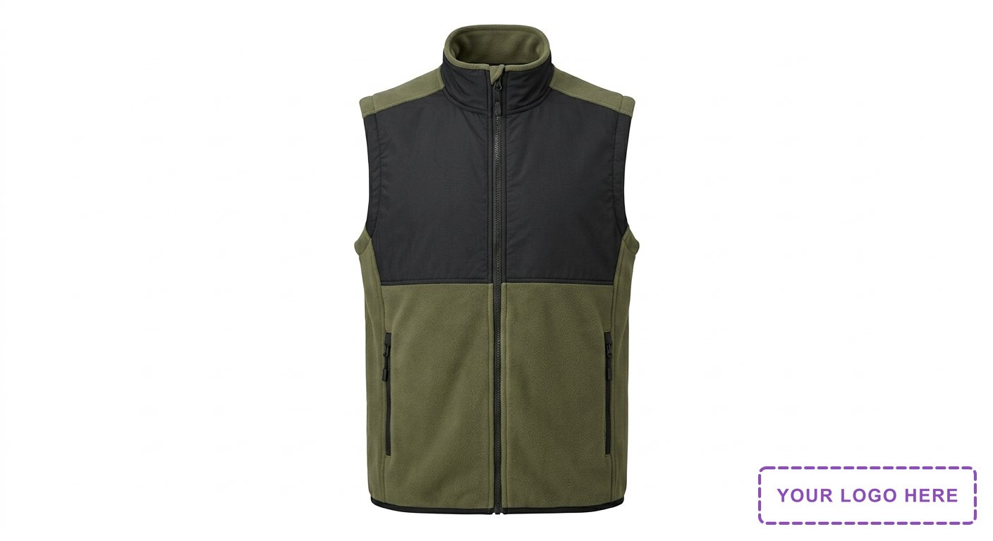 CornerStone Fleece Overlay Vest CSF751