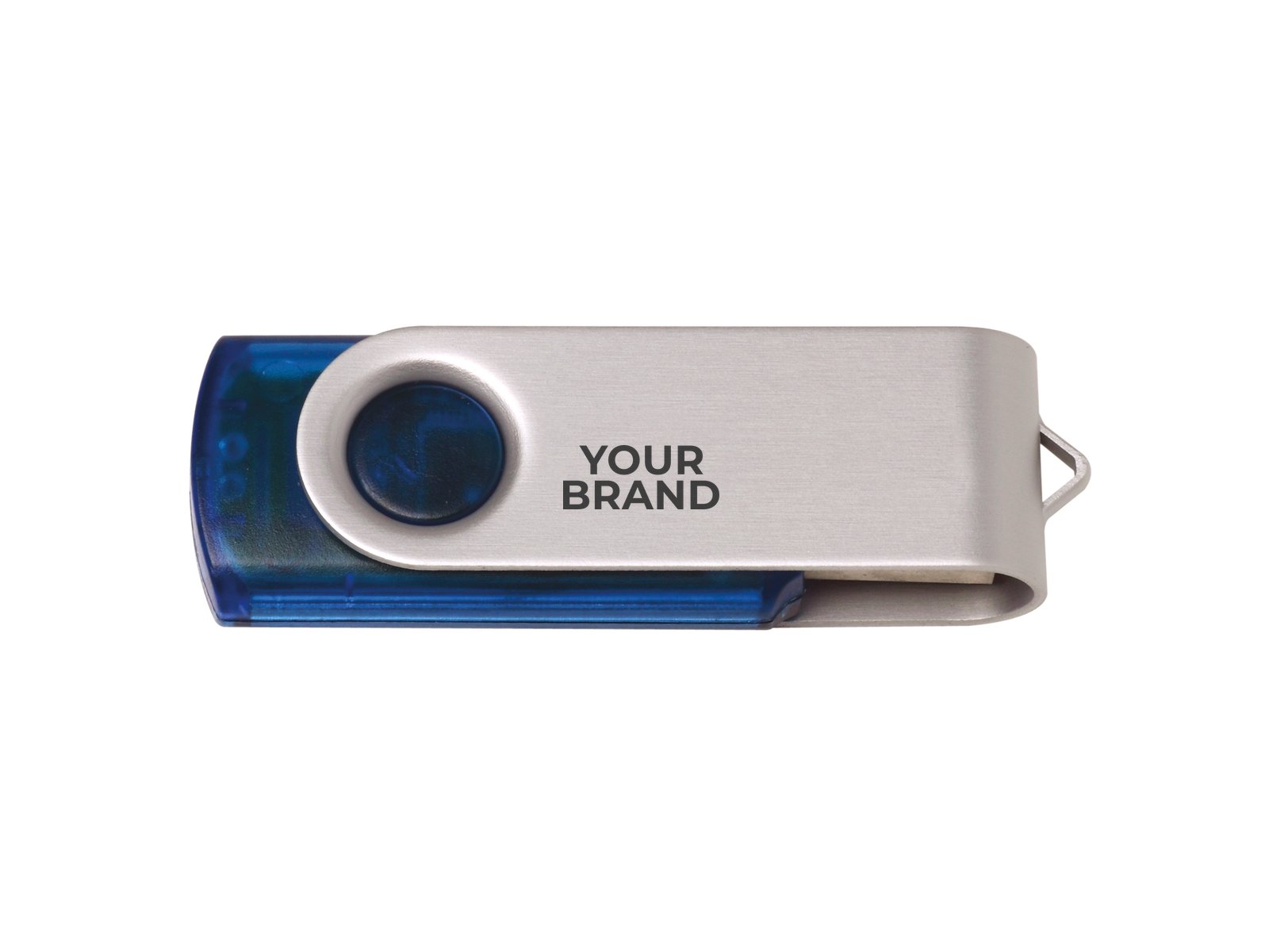 Universal Source® 1 GB Translucent Folding USB 2.0 Flash Drive