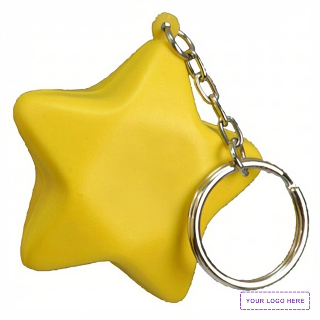 Star Stress Reliever Key Chain