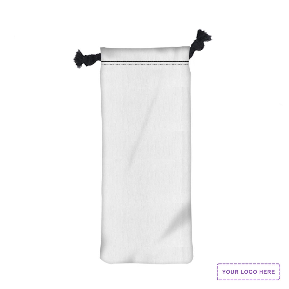 6" W X 15.5" H Wine Drawstring Bag