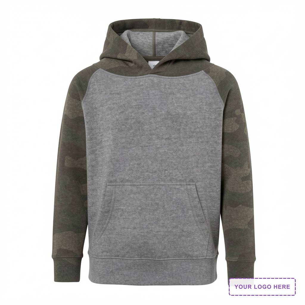 Toddler Special Blend Hooded Raglan Sweatshirt - PRM10TSB