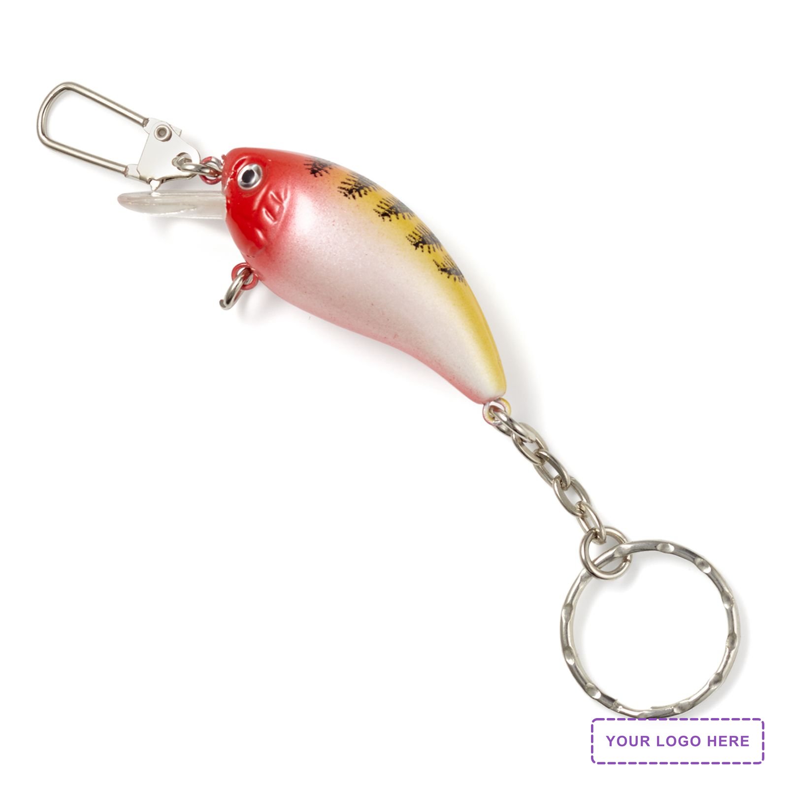 Fishing Lure Keychain w/Clasp