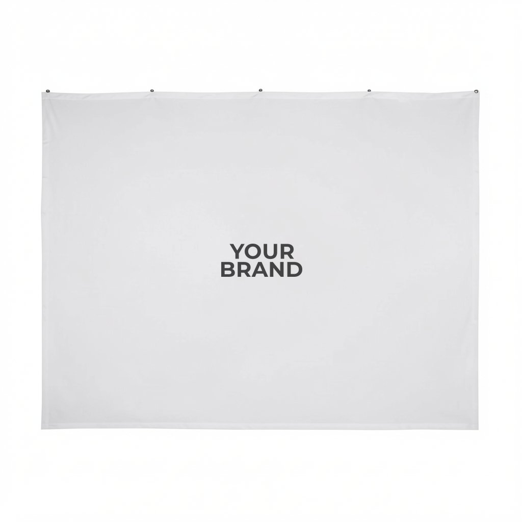 10' Straight Splash Floor Display Wrap Kit (Recycled Polyester Knit)