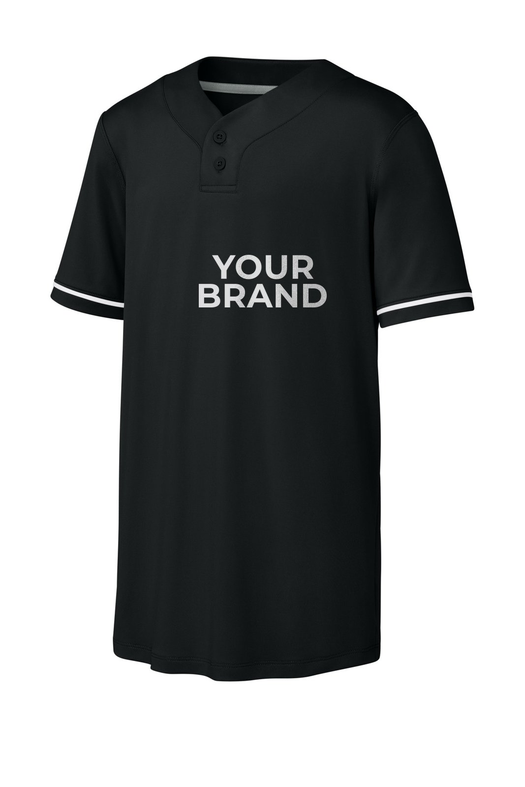 Richardson Youth Select 2-Button Baseball Jersey RY7910 · Ejemplo de personalización. La tuya lleva tu marca.