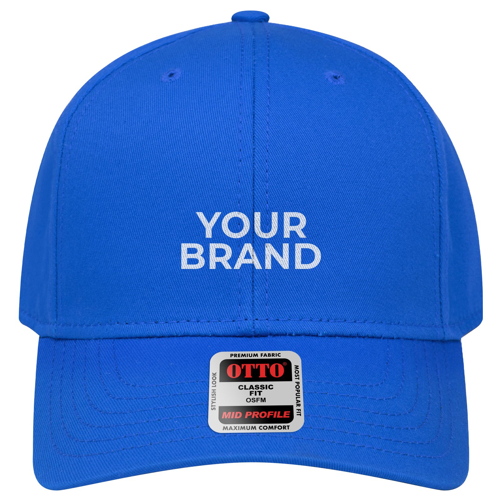 OTTO CAP® 6 Panel Mid Profile Baseball Cap