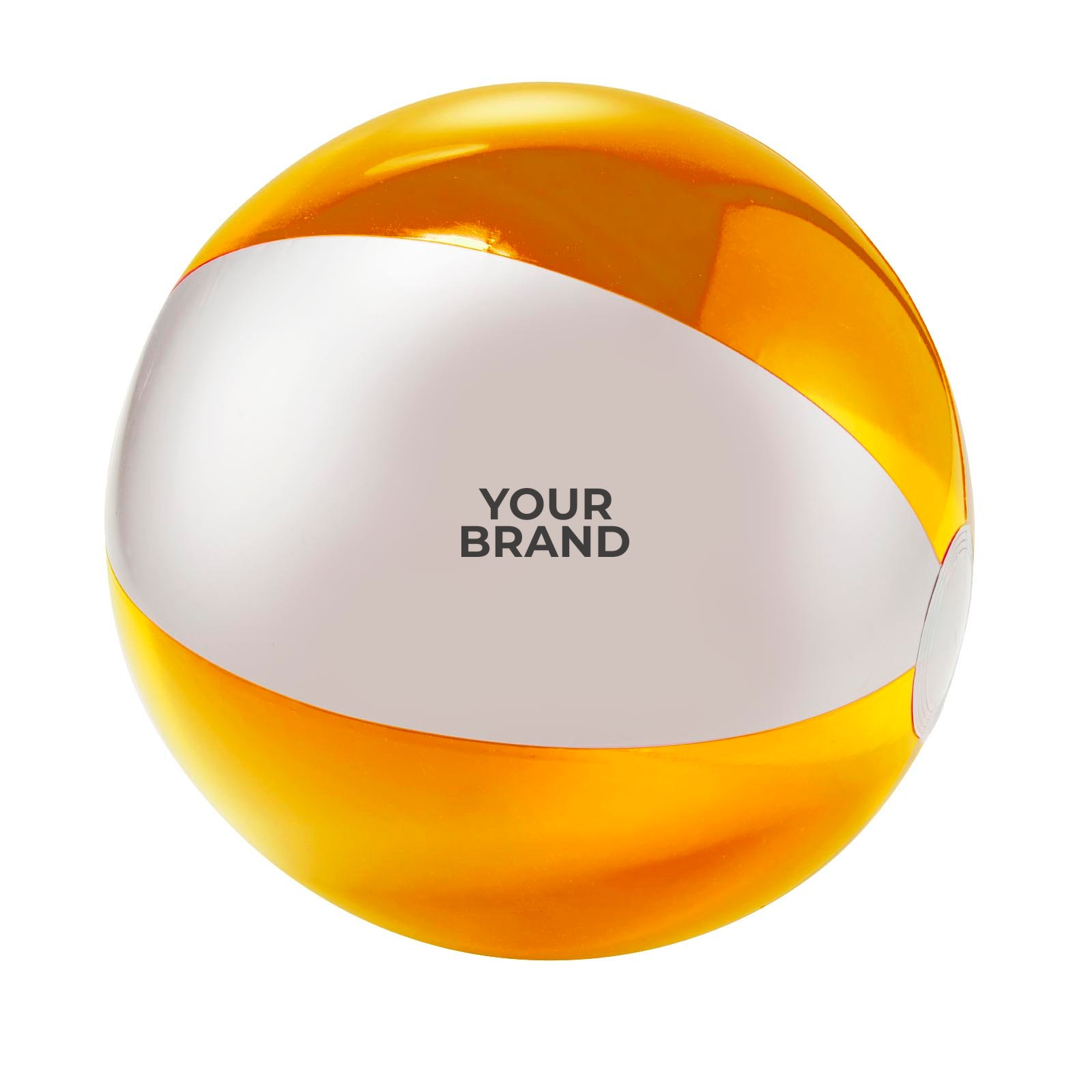 Translucent 16" Two Tone Beach Ball