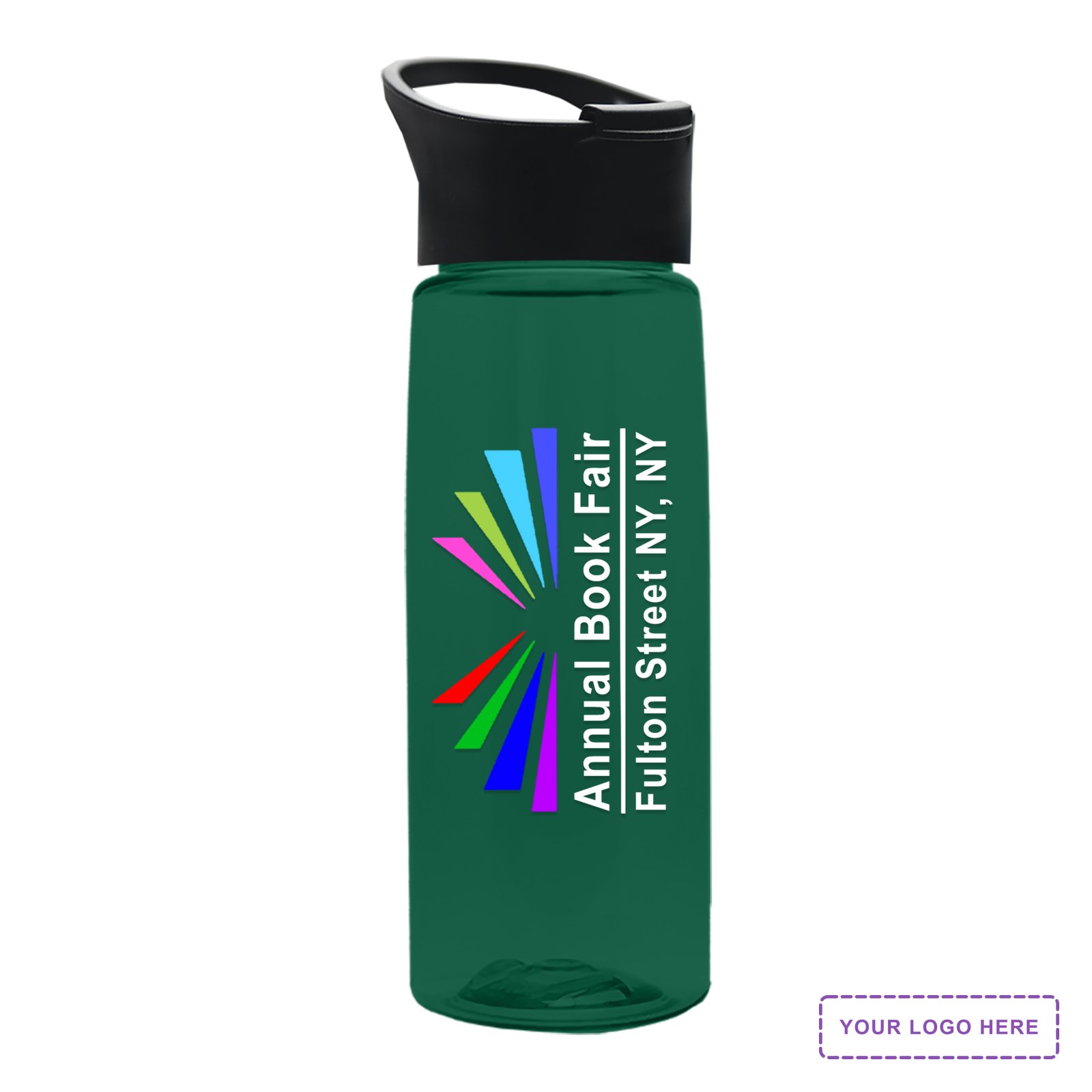 Garyline® Flair Tritan® Bottle with Pop-Up Lid - 26 oz.