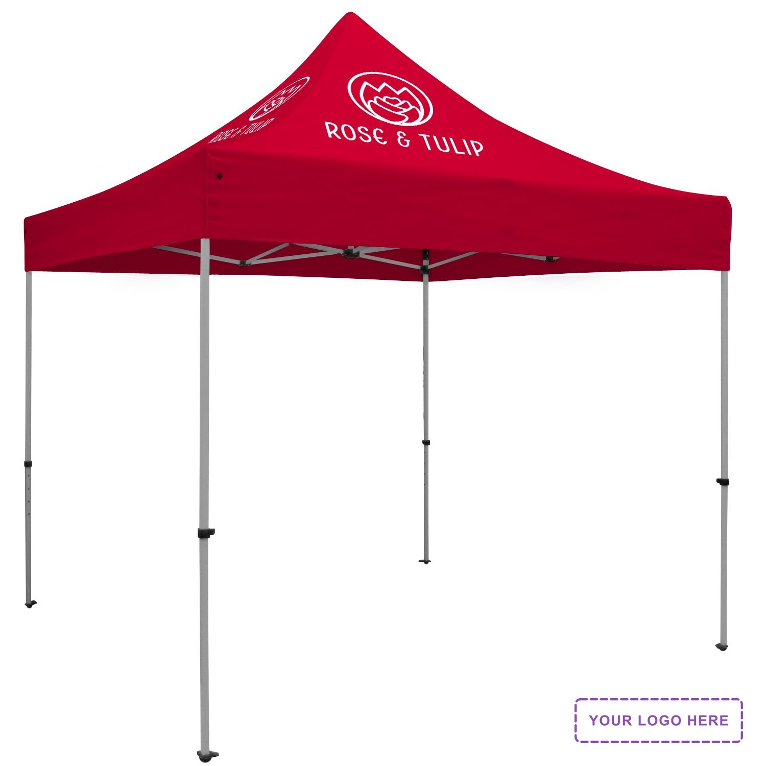 10' Premium Tent Kit (Imprinted, 2 Locations)