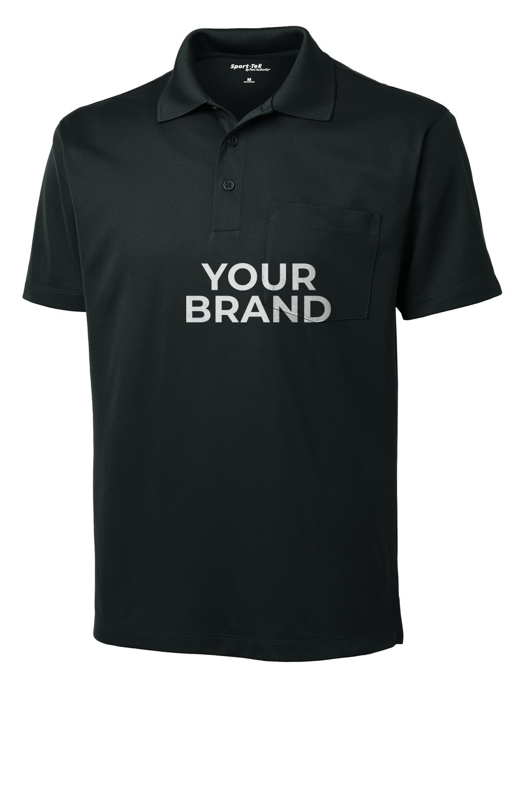 Sport-Tek Micropique Sport-Wick Pocket Polo. ST651