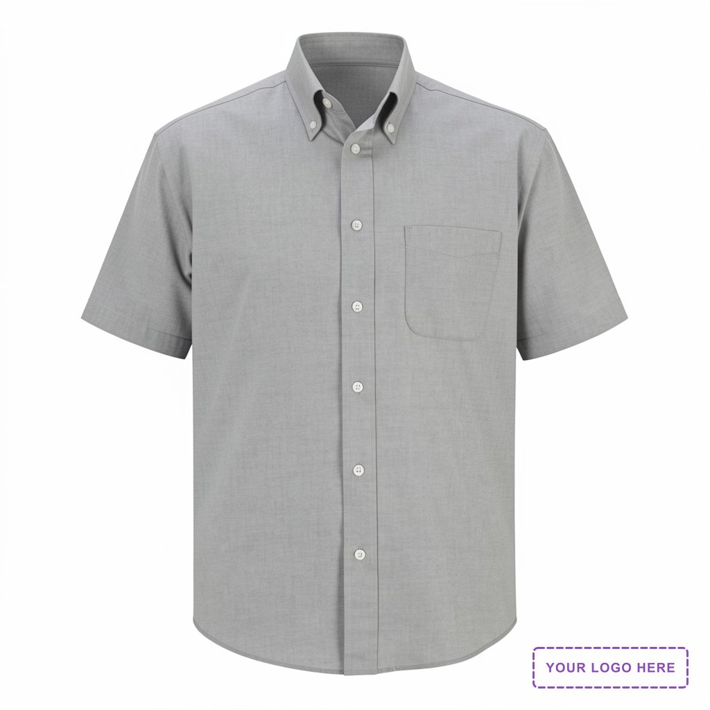 Pinpoint Oxford Short Sleeve Mens Shirt