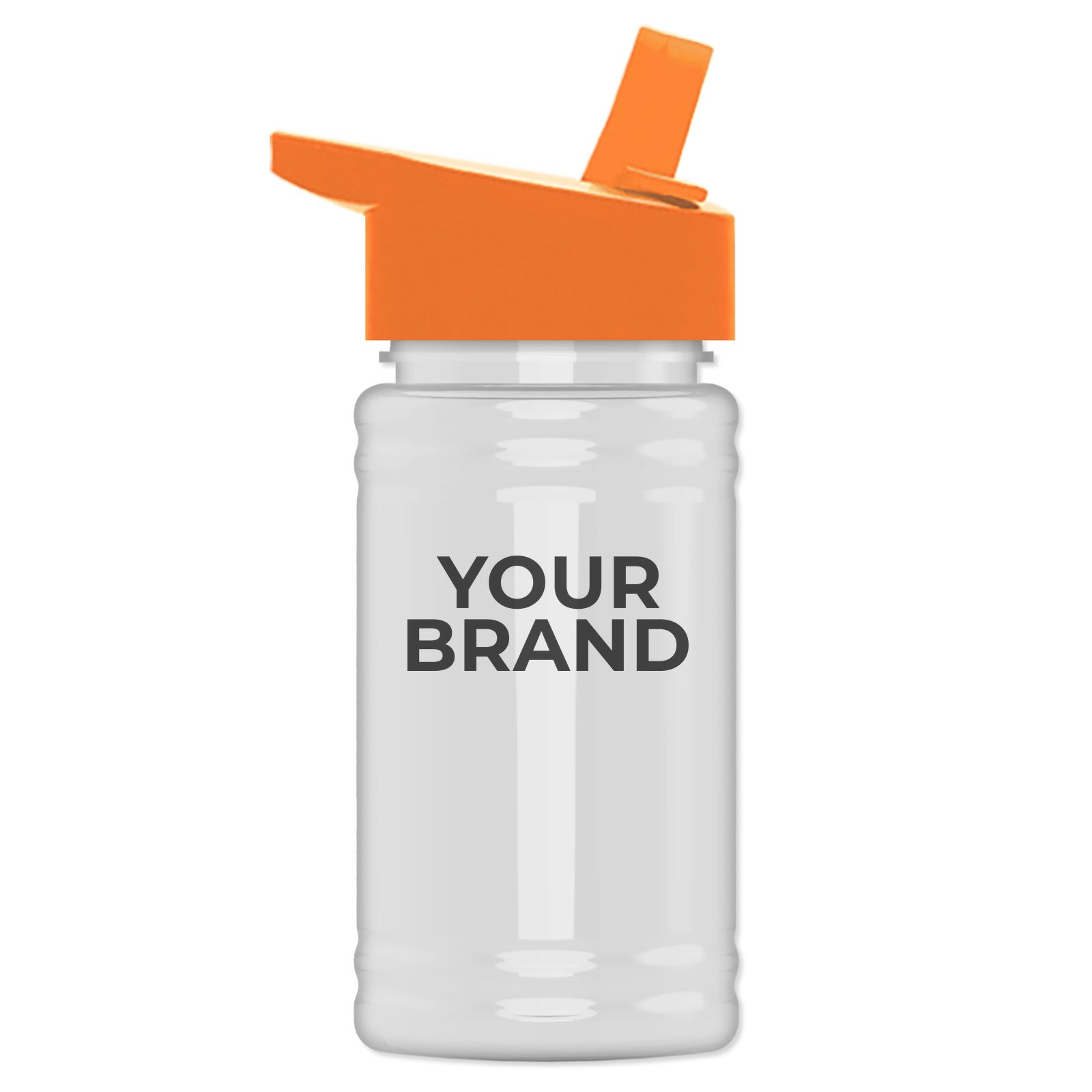 Garyline® Mini RPET Bottle with Flip-Straw Lid - 16 oz.