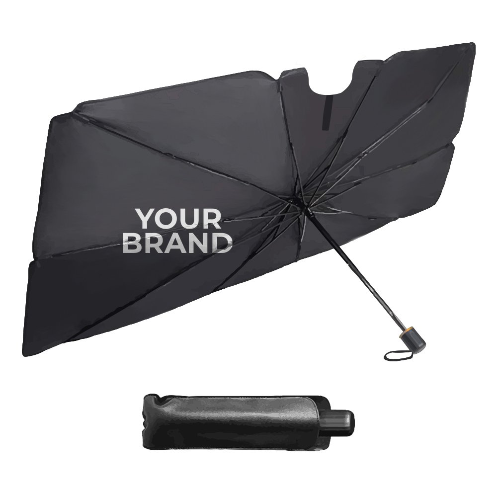 The Dashboard Defender - UV Car Windshield Sunshade Folding Umbrella