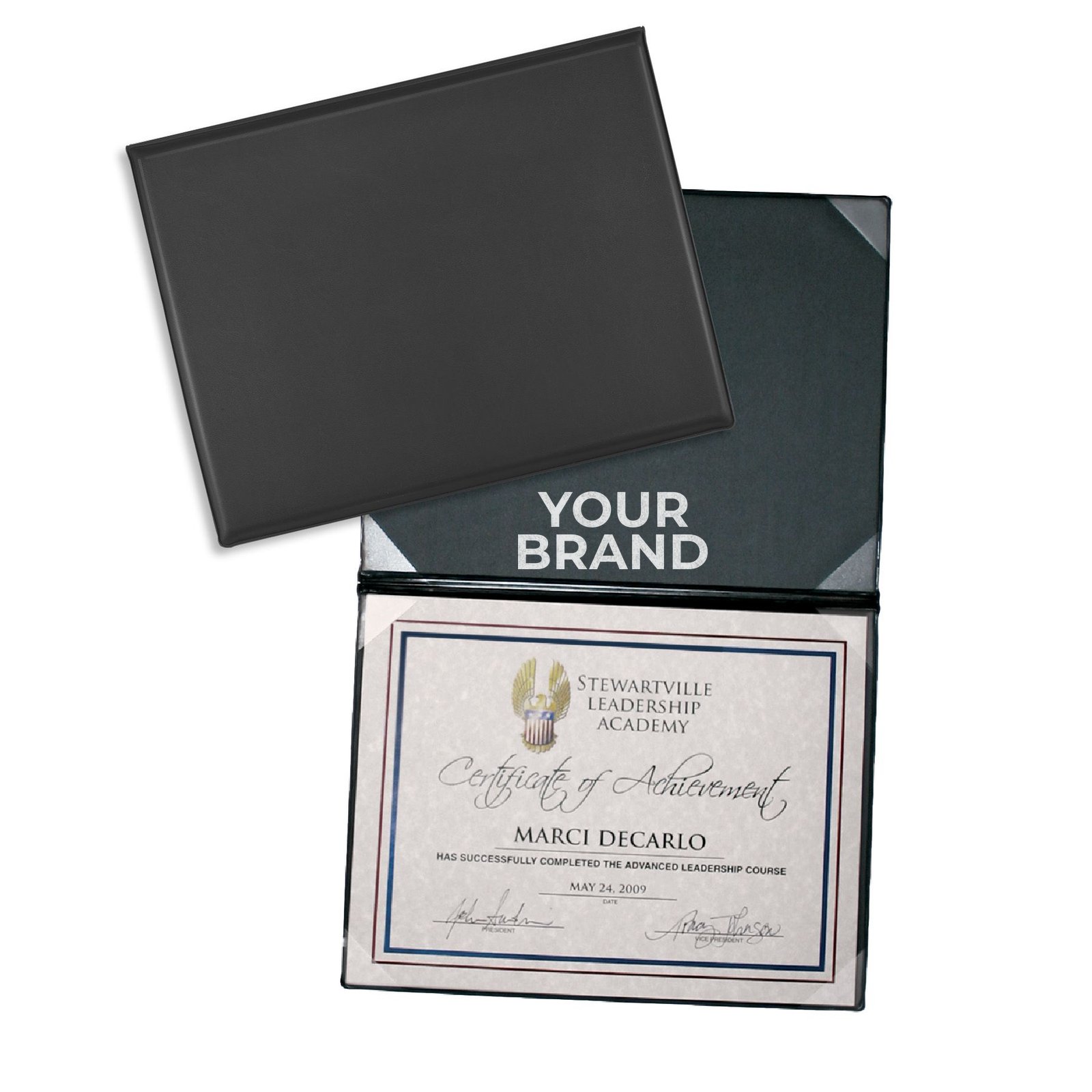 Deluxe Certificate/Diploma Holder - 8 Corners