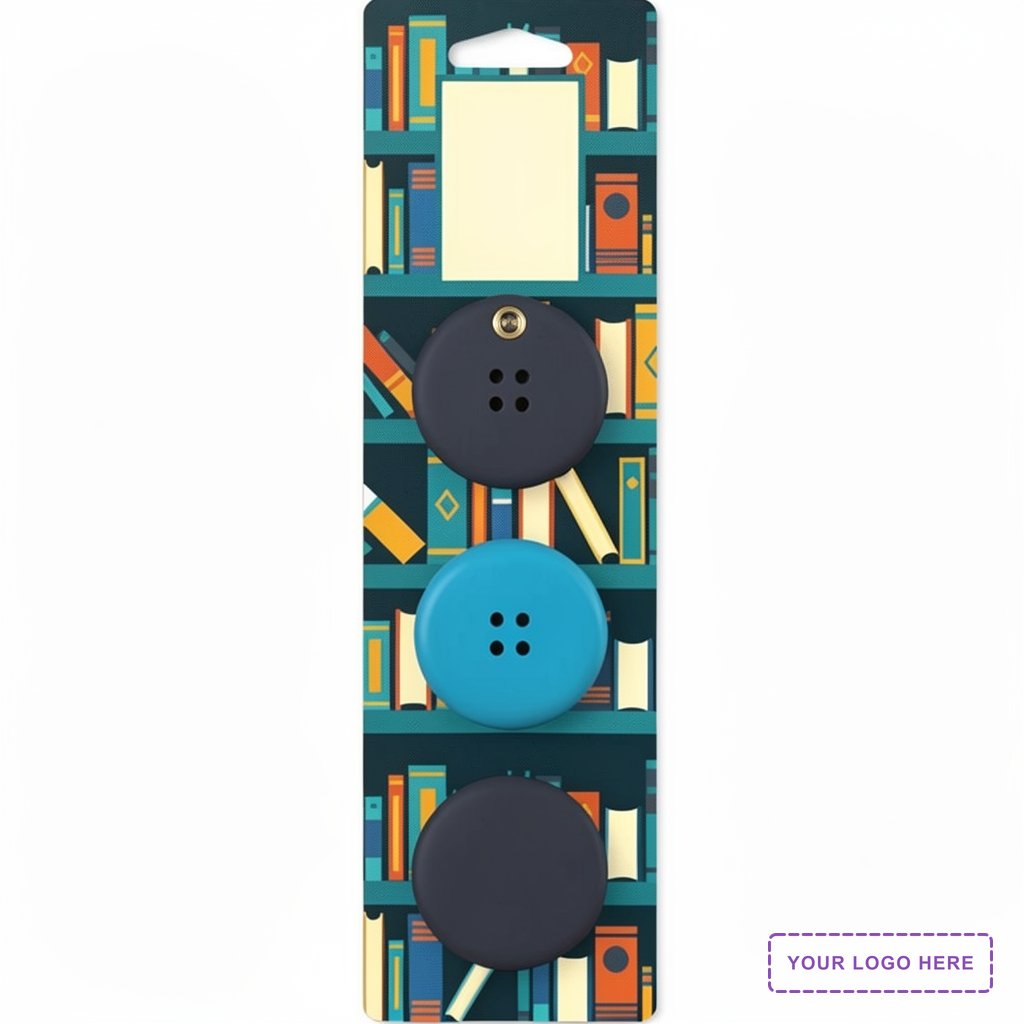 3-Pack Button Collage Card Bookmark