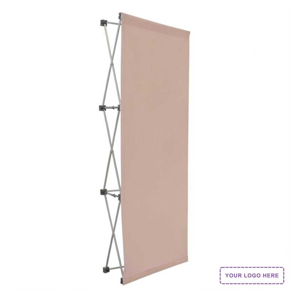 3' Straight Splash Floor Display Face Kit (Block-Out Fabric)