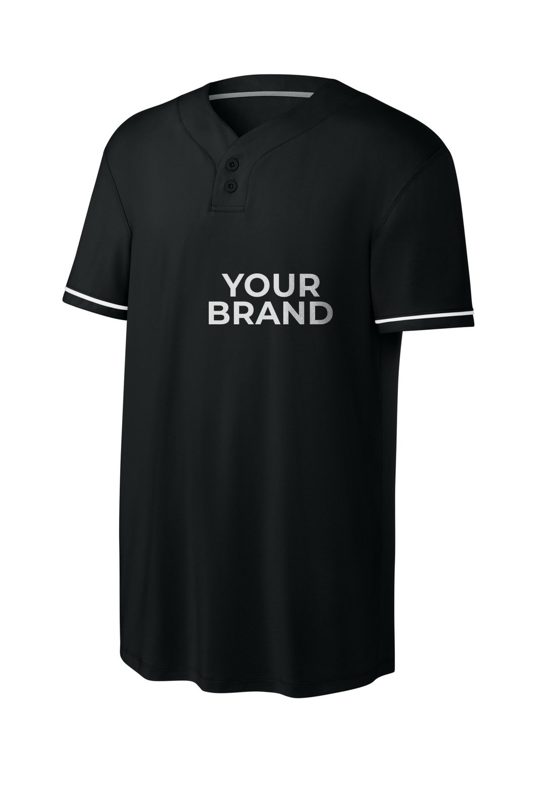 Richardson Select 2-Button Baseball Jersey RA7910 · Ejemplo de personalización. La tuya lleva tu marca.