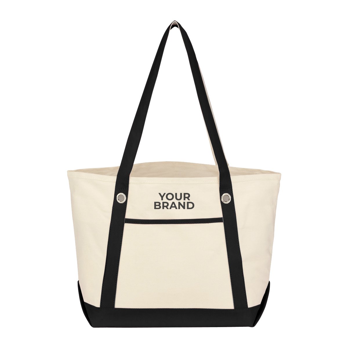 Medium Cotton Canvas Sailing Tote Bag