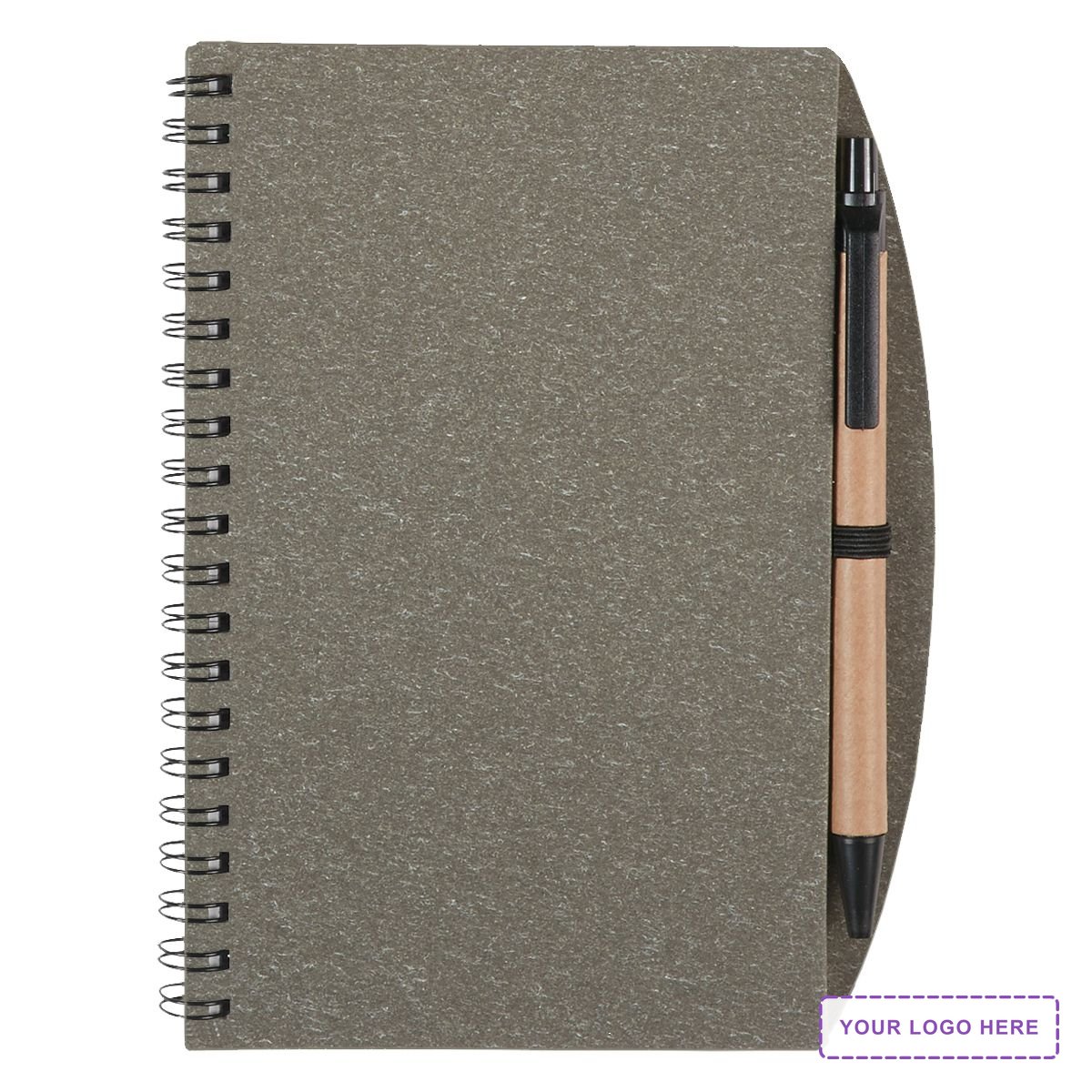 5" x 7" Eco-Inspired Spiral Notebook & Pen