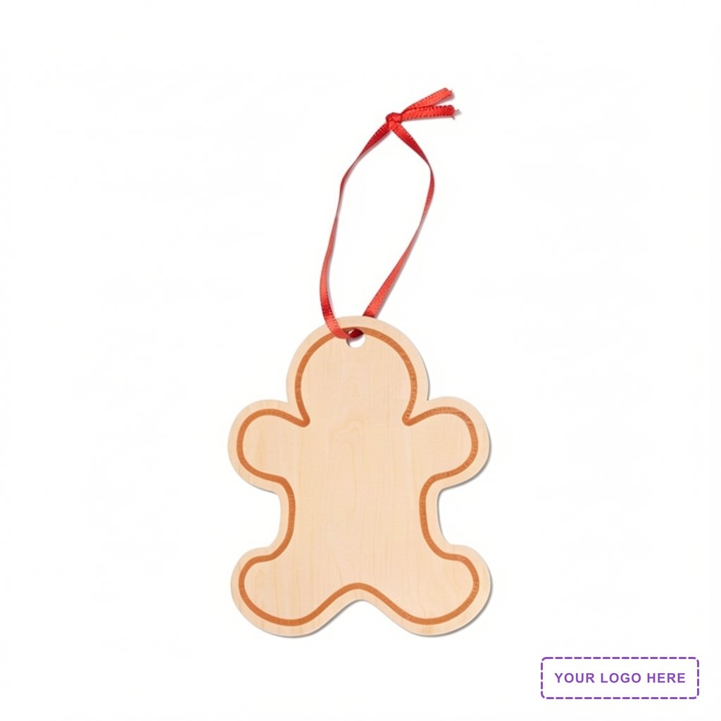 Wooden Gingerbread Man Ornament