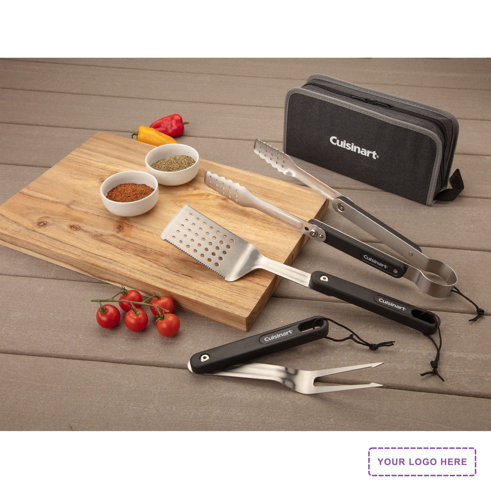 Cuisinart Outdoors® 4-Piece Folding Grill Tool Set
