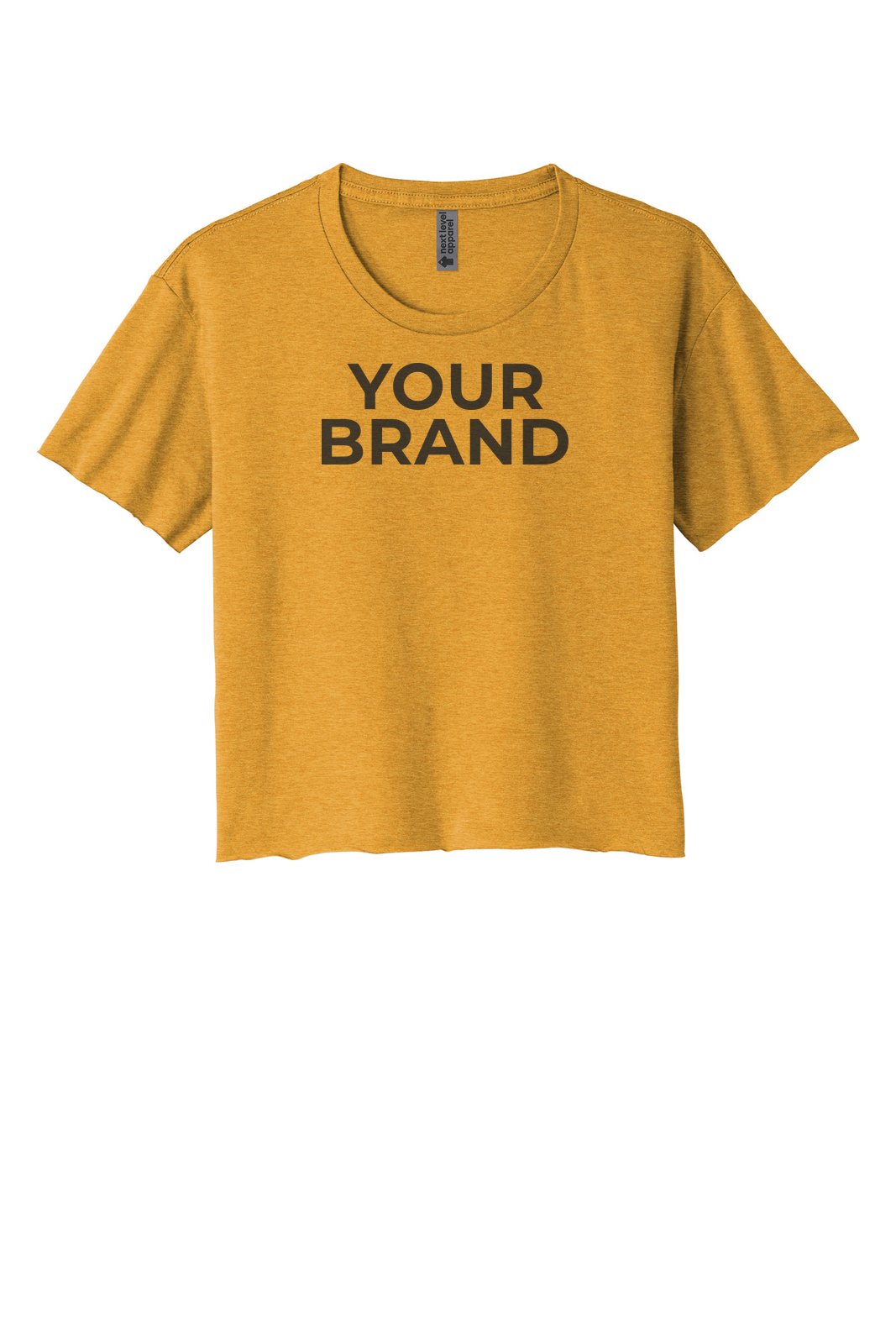 Next Level Apparel Women's Festival Cali Crop Tee. NL5080 · Example of personalization. Yours carries your brand.