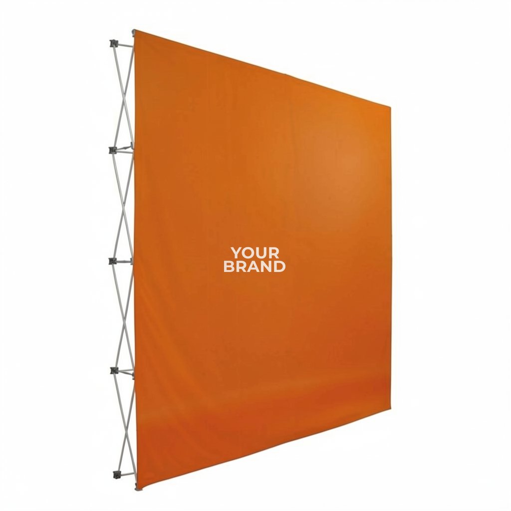 10' Tall Splash Floor Display Face Kit (Recycled Polyester Knit)