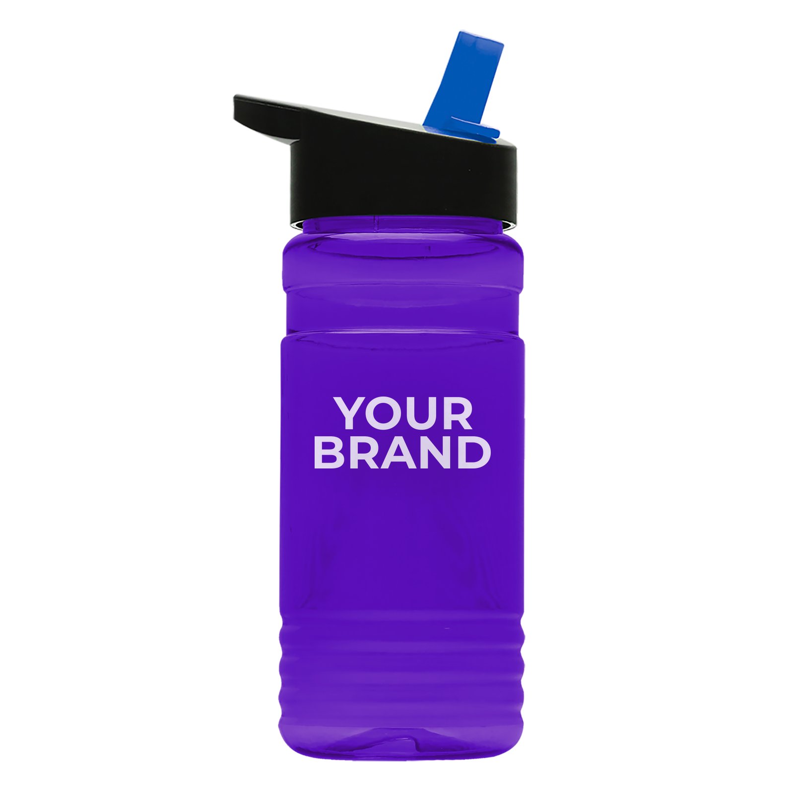 Garyline® RPET Bottle with Flip-Straw Lid - 20 oz.