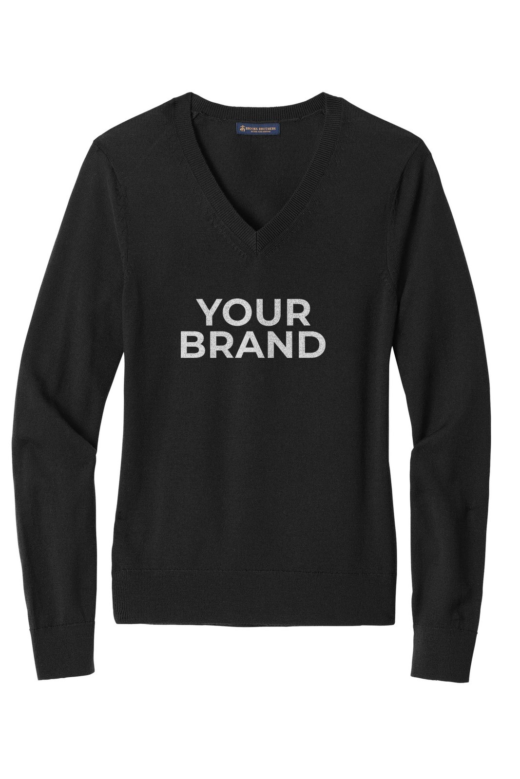 Brooks Brothers Women's Washable Merino V-Neck Sweater BB18411