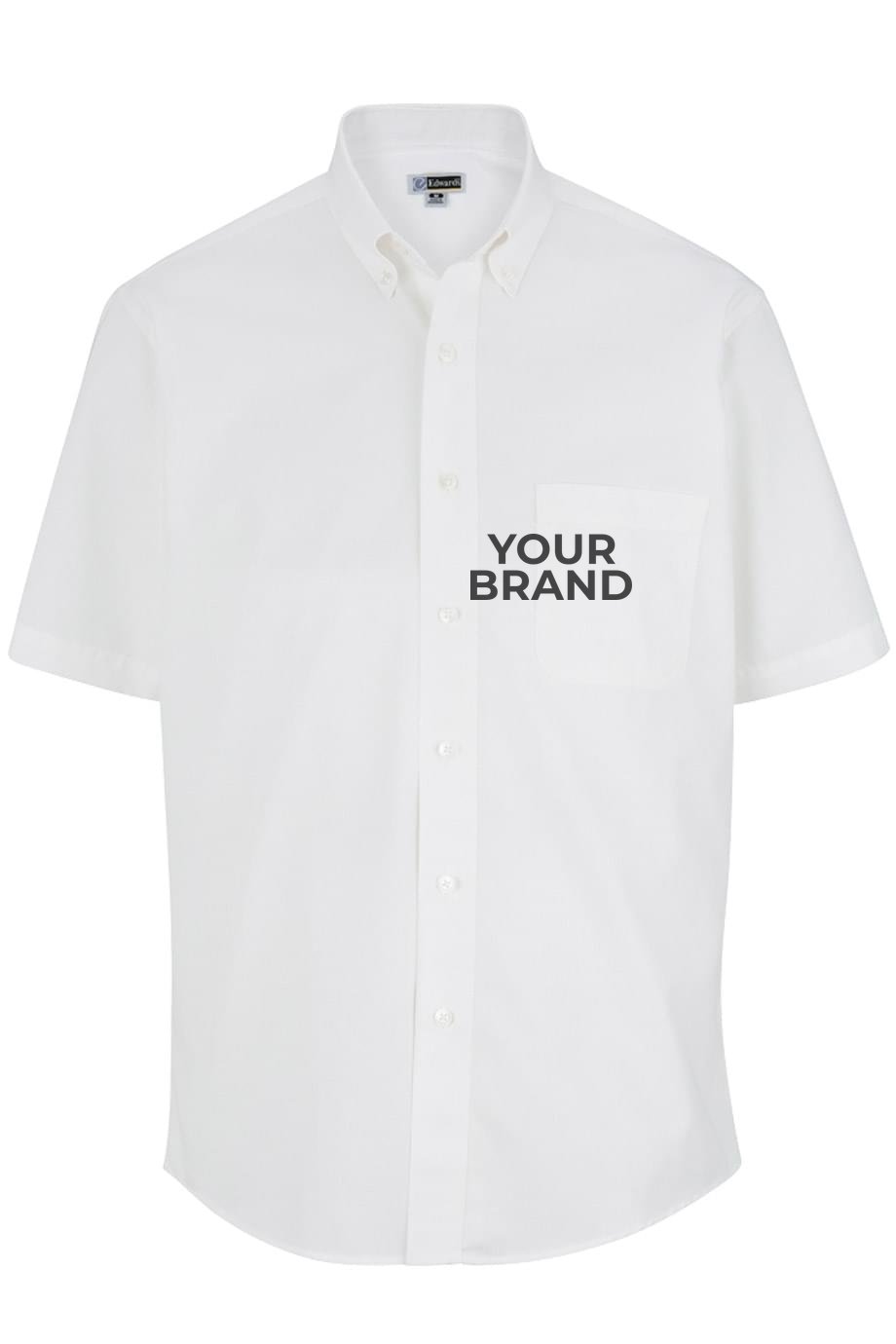 Lightweight Poplin Short Sleeve Mens Shirt