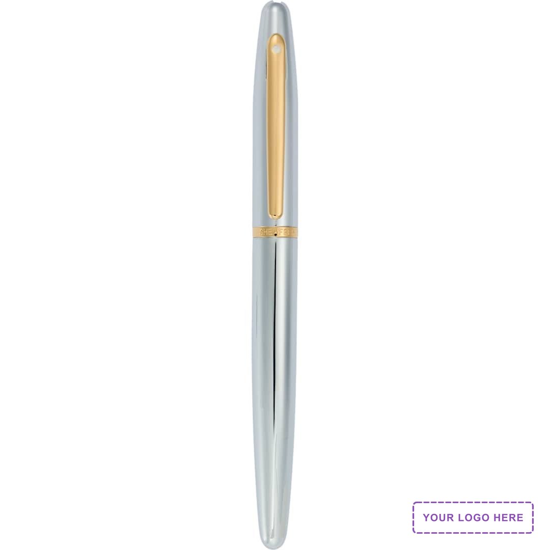 Sheaffer® VFM Polished Chrome with Gold Roller Bal
