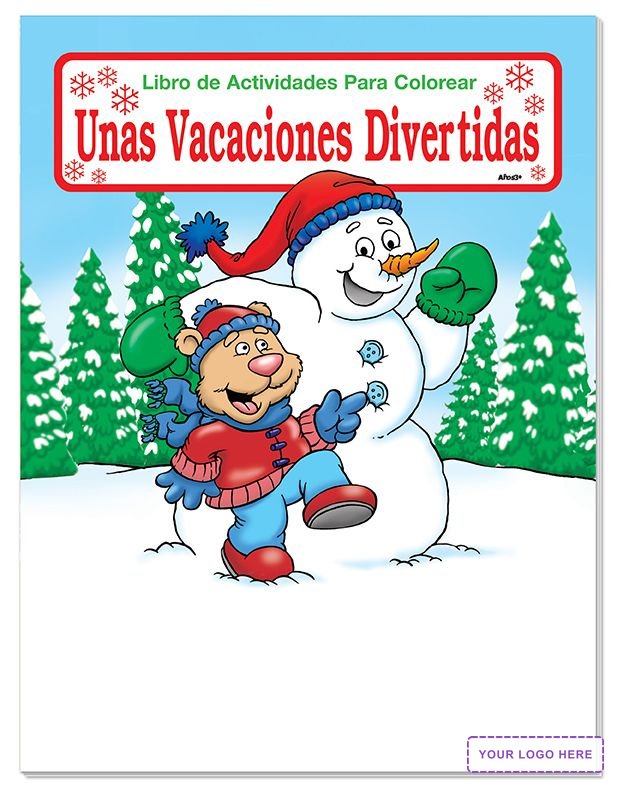 COLORING BOOK - Holiday Fun (Spanish) Coloring & Activity Book