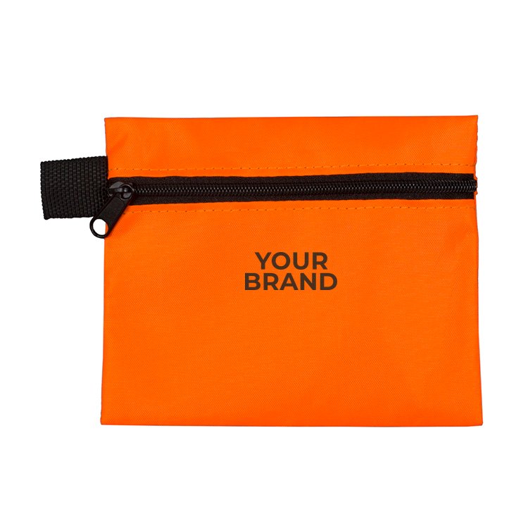 "Europa" 5 Piece Kit with 3-Ply Mask & Antiseptic Wipes in Zipper Pouch
