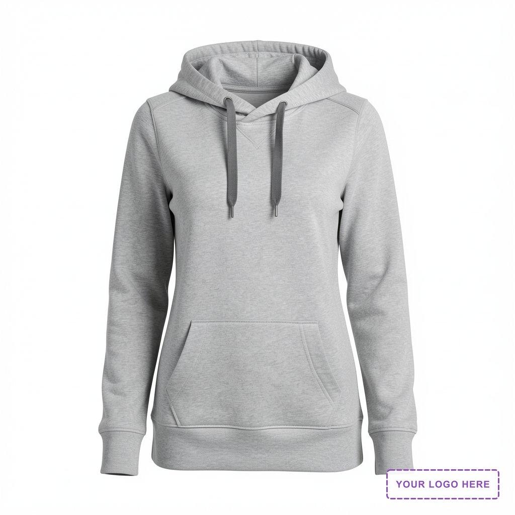 New Era Women's French Terry Pullover Hoodie. LNEA500