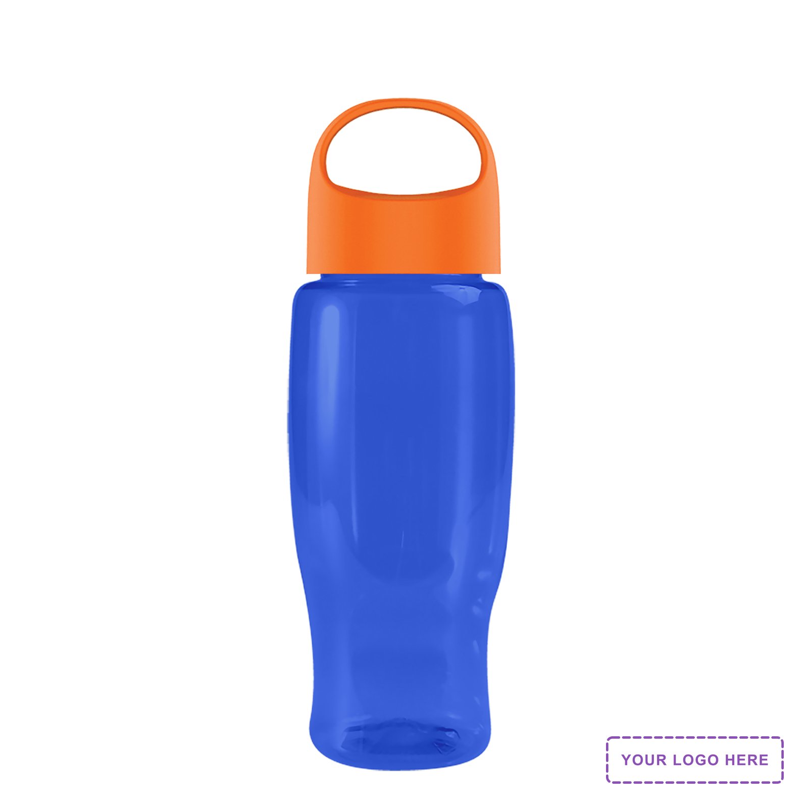 Garyline® Poly+ Recycled Bottle with Oval Crest Lid - 27 oz.