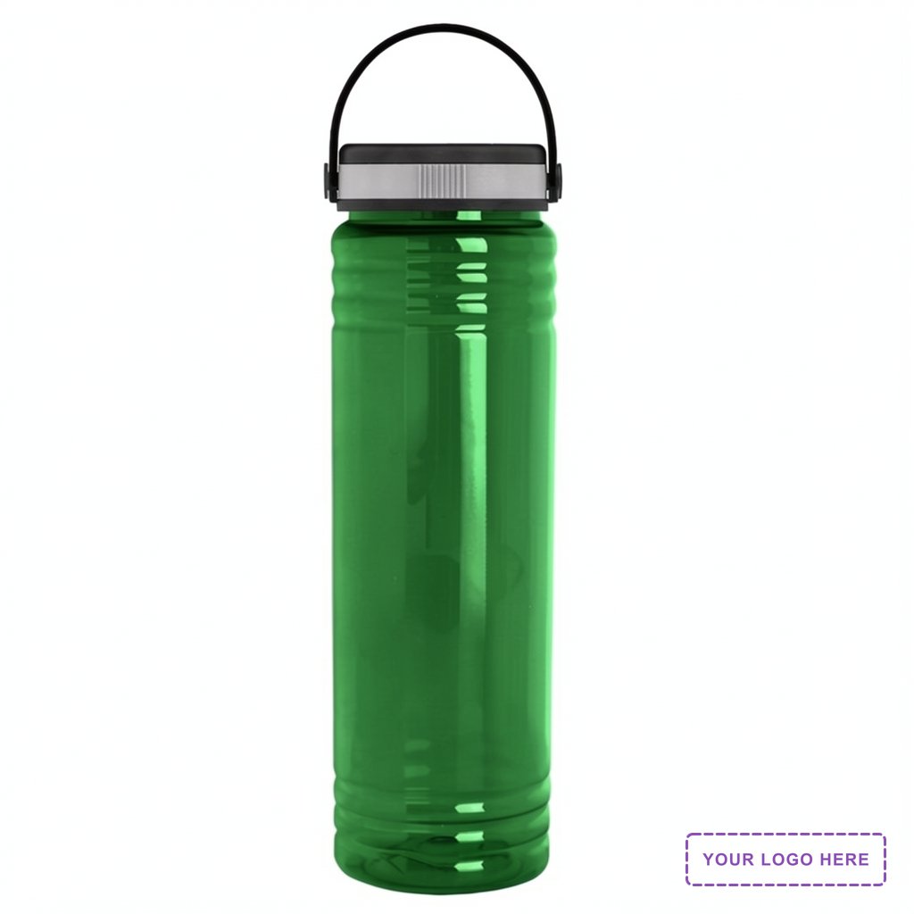 Garyline® Slim Fit RPET Bottle with Grip Lid - 24 oz.