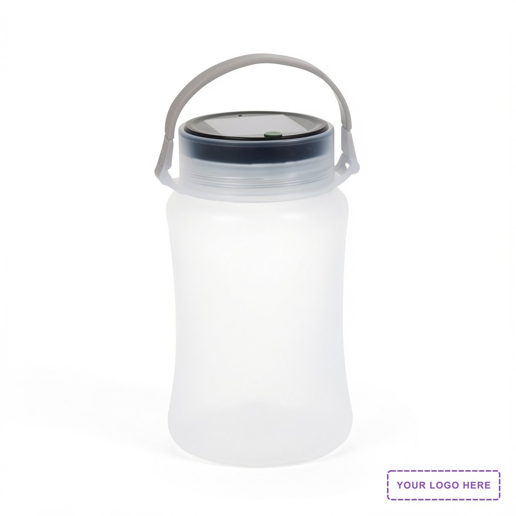 Foldable Waterproof Container with Solar Light