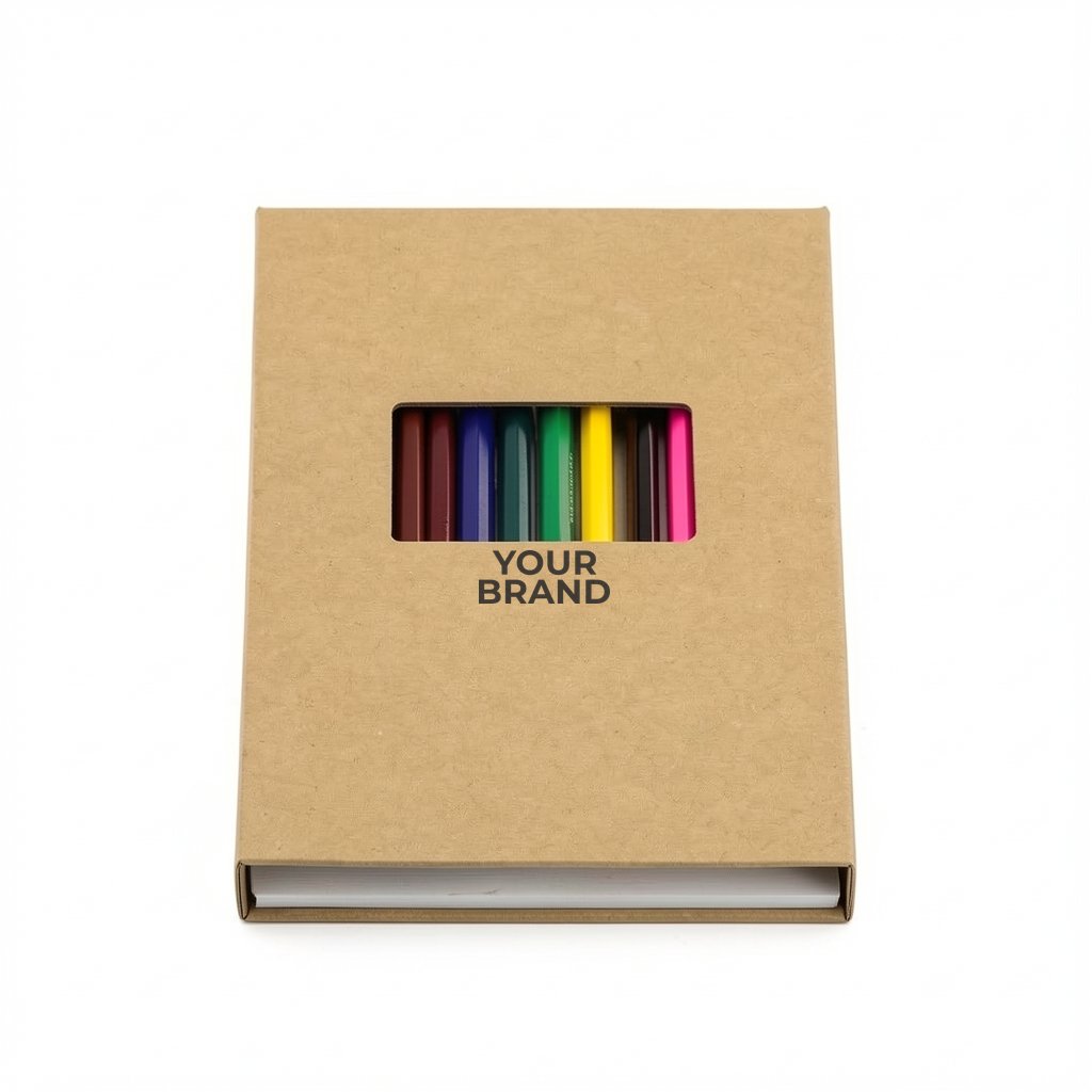 Artisan Sketch Pad with 10-Piece Colored Pencil Set