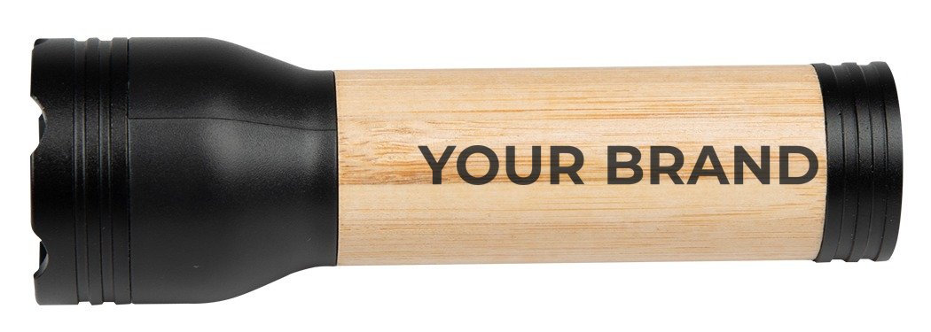 Bamboo Rechargeable LED Flashlight