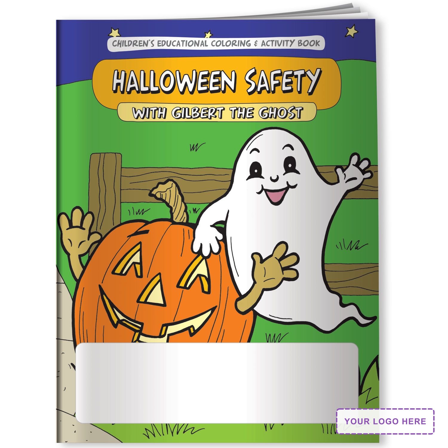 Coloring Book - Halloween Safety with Gilbert the Ghost