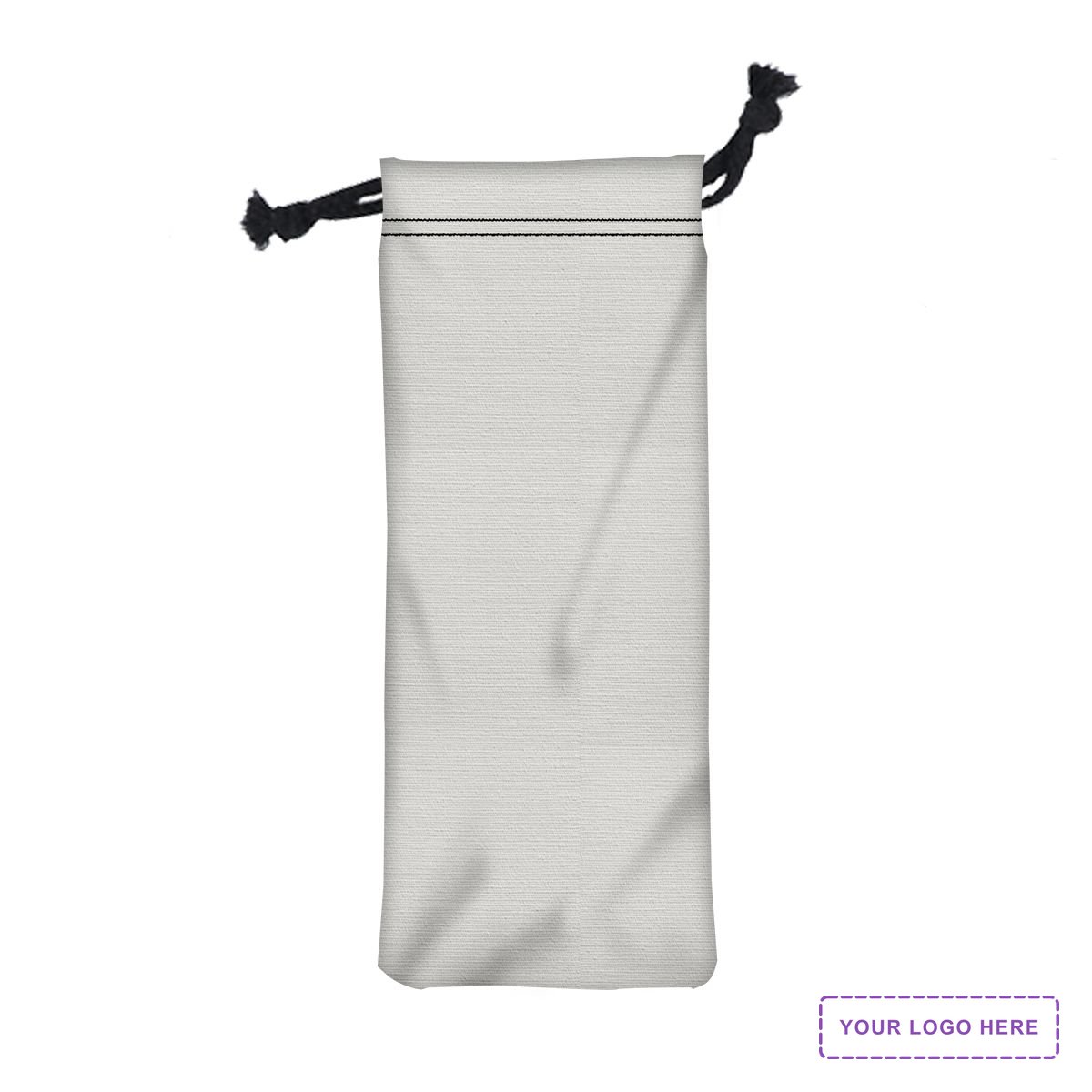 6" W X 15.5" H Wine Drawstring Bag