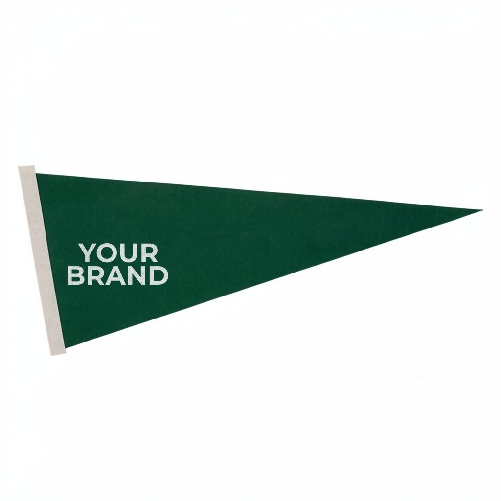 12" x 30" Full Color Felt Pennant